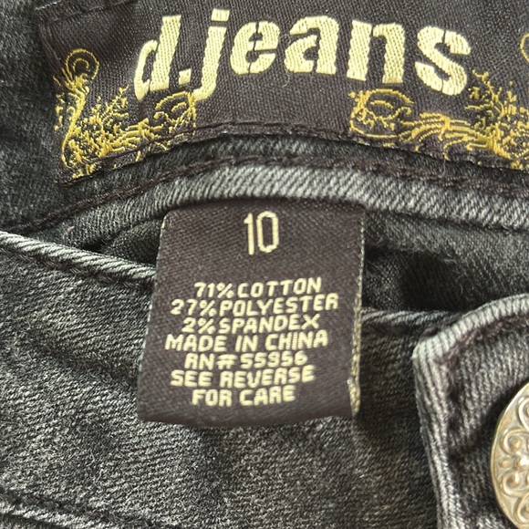 JEANS DISTRESSED d.jeans BLACK - Picture 7 of 7